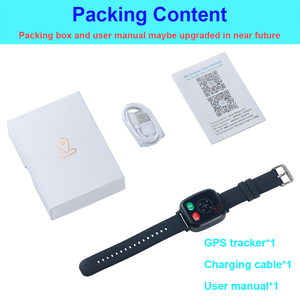 Trẻ em người già chăm sóc sức khỏe thông minh 4G GPS Vòng đeo tay Tracker SOS + giọng nói talkback + Nhịp tim + Nhiệt độ Giám sát GPS Đồng hồ định vị - Product Image 6
