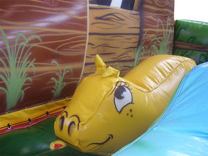 農場テーマのインフレータブルコンボ、スライド付きインフレータブルバウンスハウス、インフレータブルファームバウンスキャッスル - Product Image 4