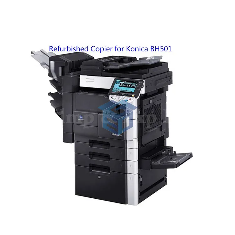 זול מחיר משמש מכונת צילום fotocopiadora לייזר דיגיטלי צבע מדפסת DI מכונת עבור Konica Minolta Bizhub BH501 צילום עם PF