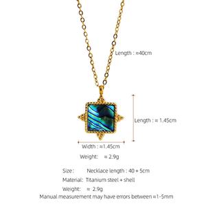 Nuevo Collar de Concha de Abulón de Acero Inoxidable con Acabado Pulido de Alta Calidad, Resistente al Deslustre, Venta al Por Mayor Personalizada - Product Image 6