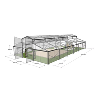 Grandes tentes d'extérieur transparentes pour fêtes, chapiteaux en aluminium pour 500 personnes, tentes de réception 10x40 pour événements et mariages