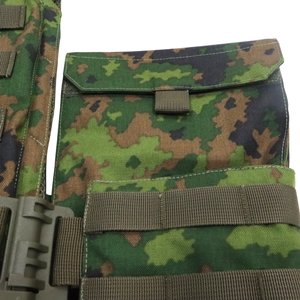 سترة تدريب تكتيكية قابلة للتعديل بنمط التمويه الغابي مع نظام MOLLE - Product Image 6