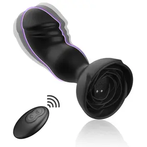 Magnetic Charging Anal Plug Dildo Vibrator For Woman Anal Vibrator Butt Plug Sex Toys For Men Prostate Massage%