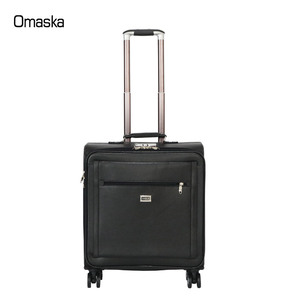 Chine usine PU en cuir 4 roues porte <span class=keywords><strong>sur</strong></span> chariot sacs à roulettes cabine bagages valise - Product Image 1