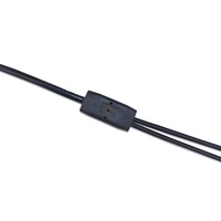 Connecteur de câble d'alimentation cc 12v 5.5*2.1mm prise Y séparateur 1 femelle à 2 mâle connecteur cc 5521 5525 avec câble