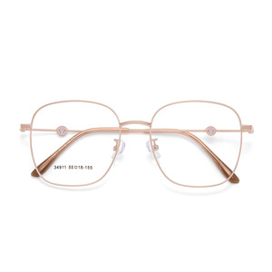 กรอบแว่นตาทรงสี่เหลี่ยมสไตล์การ์ตูน 55-18-155 แบบเต็มกรอบ กันลื่น สวมใส่สบาย สำหรับทุกเพศ ผลิตที่ตานหยาง - Product Image 1