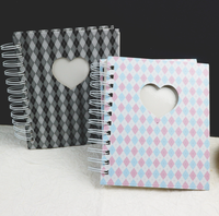 Ensemble de cahiers à grille spirale Kawaii Sweet & Cool petits journaux pour filles Creative INS Style école papeterie cadeau papier couverture