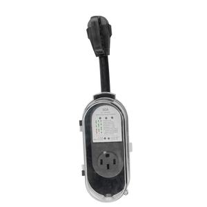 อุปกรณ์ป้องกันไฟกระชากสำหรับรถบ้าน S51058 (50 แอมป์)/เครื่องทดสอบ 50 แอมป์ พร้อมเครื่องทดสอบในตัว, ตรวจจับแรงดันและกระแสไฟ - Product Image 6