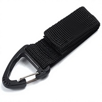 Mousqueton à sangle pour camping et randonnée en extérieur, attache pour sac à dos et porte-clés