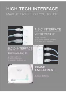 Machine à récurer Hydra <span class=keywords><strong>Derma</strong></span> 6-en-1-Nettoyant portable pour le visage avec prise US, ciblage du visage et soins de la peau professionnels multifonctionnels - Product Image 3