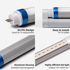 Tubo <span class=keywords><strong>LED</strong></span> T5 Lonyung per Interni Commerciali, 1,2m 4 Piedi 18W, Illuminazione in Alluminio - Product Image 2