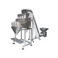 Elektrische lineare Waage 100-3kg Eiswürfel 12L Hopper Vib rating Feeder 4-Kopf-Linearwaage