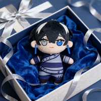Peluche personnalisée de personnage d'anime, poupée en peluche sur mesure, jouet en peluche de figurine humaine, peluche douce au design personnalisé pour les cadeaux de fans de Comic Con