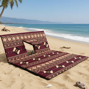 كرسي أرضي عربي محمول من HOMFUL، كرسي استرخاء مبطن بقماش سعودي، كرسي تخييم للشرق الأوسط مع مسند ظهر قابل للتعديل - Product Image 6