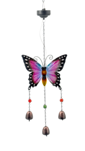 Butterfly Wind <strong>Chimes</strong> Small Metal Garden Solar Garden Butterfly Wind <strong>Chime</strong> Light For Garden Yard Patio Hanging Decoration Gift - Product Image 2