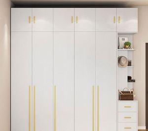 Meubles de garde-robe personnalisés en bois massif pour chambre à coucher et hôtel usage domestique - Product Image 4