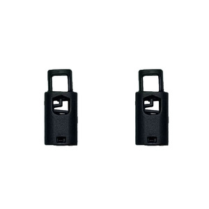 Gancho de plástico para cordones de zapatos, de un solo orificio, hebilla elástica ajustable, duradero para zapatos - Product Image 3