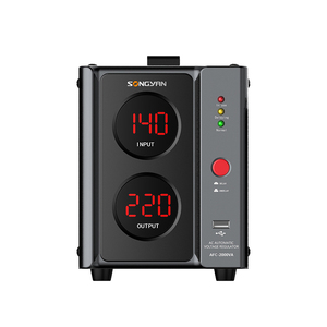 Nhà Máy Trực Tiếp 1000VA Duy Nhất Pha Tự Động AC Điện Áp Ổn Định Đồng Hồ Kép Hiển Thị Giao Diện USB CE Chứng Nhận Hiệu Quả Cao - Product Image 1