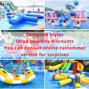 Fabricante, venta al por mayor, 2-4 personas arrastrando sobre el agua, arrastre de agua inflable de PVC grueso, pequeño patito, juguete flotante - Product Image 4