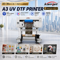 Penjualan Terlaris PrintHead Xp600/I1600/I3200 Printer UV DTF A3 300MM untuk Pencetakan Film Kertas Transfer pada Pakaian dan Aksesoris