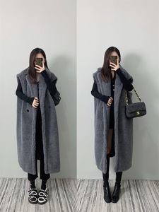 EW rrival-Chaqueta sin mangas de omen, <span class=keywords><strong>chaleco</strong></span> femenino de piel de peluche - Product Image 6