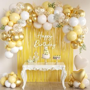Guirlande de ballons en latex avec rideau à franges et bannière pour la décoration d'une fête d'<span class=keywords><strong>anniversaire</strong></span> féminine - Product Image 4