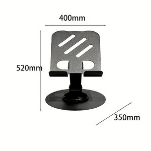 Support de téléphone portable rotatif et pliable à 360 degrés, personnalisable, réglable, en acier, pour la maison, le bureau et la table - Product Image 3