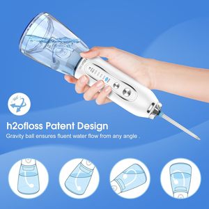 300ml nuevo diseño agua Flosser Ipx7 Combo en uno dientes hilo dental agua portátil Flosser <span class=keywords><strong>cepillo</strong></span> de dientes eléctrico agua hilo dental H2ofloss - Product Image 6