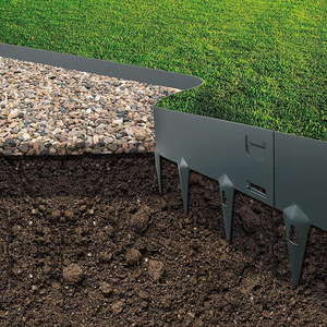 Metal Steel Garden Edging <b>Folded</b> Landscape Garden Decorative Corten Steel Edging - Product Image 5