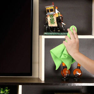 マイクロファイバー吸水洗浄布プレーンスタイル洗車乾燥タオル車用キッチン用 - Product Image 4