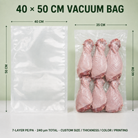 Sacs sous vide pour cuisses de poulet 40x50cm, résistants aux perforations, pour la transformation de la volaille, congélation en vrac, fournisseur personnalisé