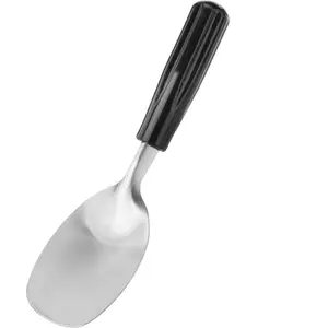 Stainless Steel Silver Espresso Frothing Spade & Ice Cream Spade Dipper Plastic Handle