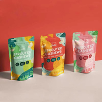 Sachets refermables à fermeture éclair, résistants à l'humidité, imprimés numériquement sur mesure, directement de l'usine, pour l'emballage de sucre, de café, de thé en poudre