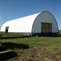 Abri conteneur portable A-Frame personnalisé, résistant au vent et ignifuge, pour le stockage de matériaux sur chantier