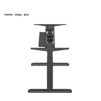Bureau électrique ergonomique à trois niveaux, réglable en hauteur, poste de travail assis-debout, table de bureau personnalisée OEM