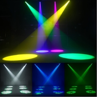 Projecteur LED 100W à faisceau spot et wash, tête mobile, pour DJ, discothèque, bar, éclairage de scène, effet Gobo, mariage