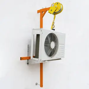 10m Mini Crane Portable Lifting Cranes With Hand Winch For Installation Of Air Conditioning