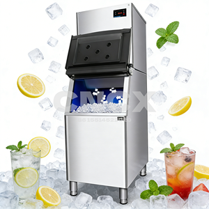 Machine à crème glacée commerciale et machine à glaçons combinées |   Production de glace haute efficacité 220V pour la restauration - Product Image 1