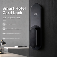 Cerradura de Hotel RFID de Baja y Alta Frecuencia con Tarjeta/Llave de Aluminio para Desbloqueo, Opcional con Cuerpo de 5 Pestillos y Modos de Gestión Dual