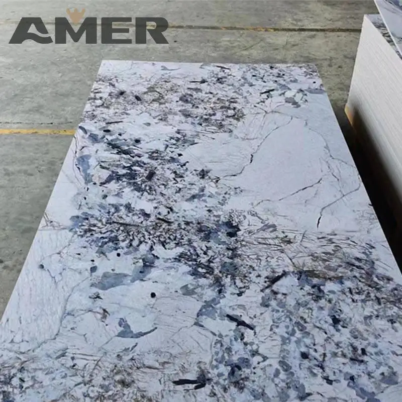 Amer 3d Design Pvc Marble Sheet Marble Alternative Panel 3mm Pvc Uv Sheet