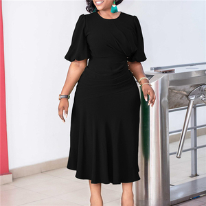 Pas de quantité minimale de commande <span class=keywords><strong>Prix</strong></span> de gros Mode africaine <span class=keywords><strong>Robes</strong></span> de mariée pour les femmes Coopération Robe de bureau - Product Image 4