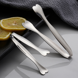 DFT06-3 Stainless Steel Heart <b>Shape</b> <b>Block</b> Ice Tongs Sugar Tongs - Product Image 4