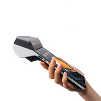 Terminal de point de vente tout-en-un Android portable avec imprimante thermique d'étiquettes, écran tactile et mini-imprimantes thermiques de reçus