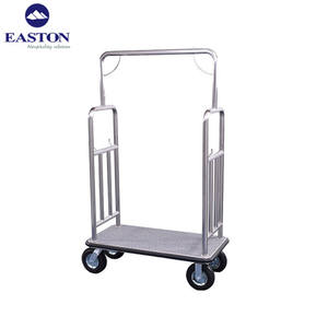 होटल सामान गाड़ी कस्टम, स्टेनलेस स्टील होटल सामान ट्रॉली - Product Image 6