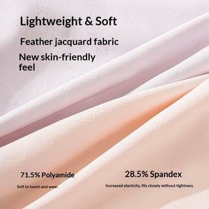 Culottes sans couture <span class=keywords><strong>grande</strong></span> <span class=keywords><strong>taille</strong></span> best-seller d'usine – Confortables, respirantes, soutien triangulaire, en nylon tricoté uni – Vente en gros - Product Image 4