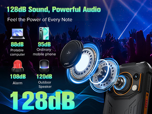 Fossibot F110L Smartphone robuste étanche, batterie énorme, 128 Go, charge rapide, jeu, travail en extérieur, NFC, Android 15, téléphone robuste - Product Image 6