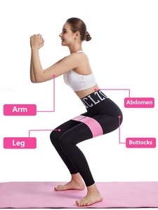 Bande de Résistance Fitness pour Fessiers, Élastique en Tissu, Extenseur en Caoutchouc, Idéal pour l'Exercice à Domicile et l'Équipement Sportif - Product Image 5