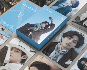 KPOP <span class=keywords><strong>Idol</strong></span> 55pcs/caja Bangtan Boys Me Myself V <span class=keywords><strong>Taehyung</strong></span> Photocard Lomo Card Photo Card - Product Image 5