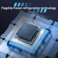 Enfriador de Teléfono Celular, Ventilador de Refrigeración para Celular, Disipador de Calor para Jugar y Ver Videos con Batería Recargable