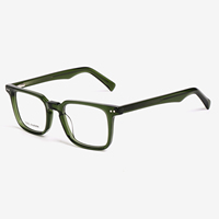Lunettes de vue Lmamba QM33316, montures carrées vintage en acétate, logo personnalisé